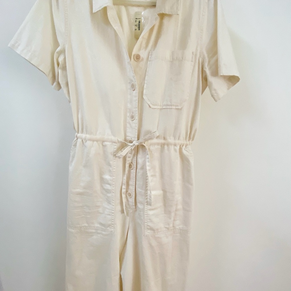 Madewell off-white jumpsuit
